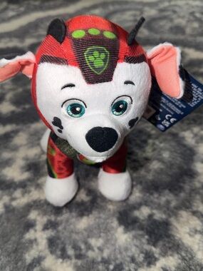 Paw Patrol Marshall Plush Toy - Red, White, Black